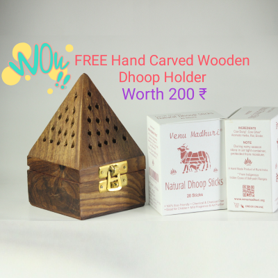 24 Box of Natural Dhoop Sticks