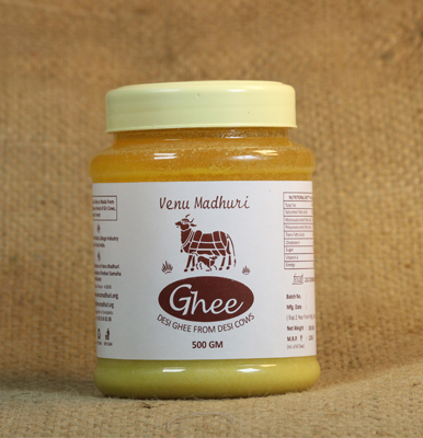 500 gm Desi Cow Ghee bottle